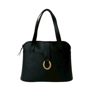 DIOR Black Leather Boston Bag